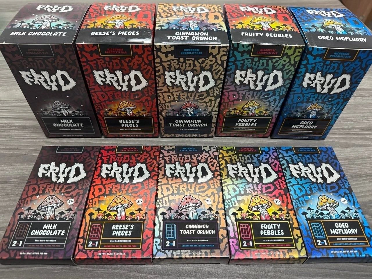 Fryd Extract Mushroom Chocolate Bars